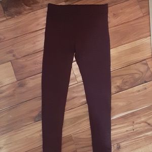 Dark Maroon Leggings